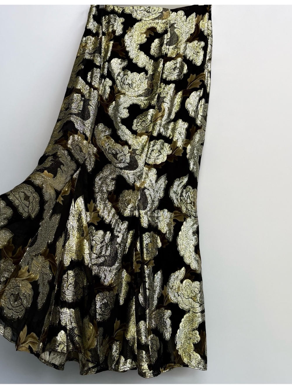NWT Farm Rio Jacquard Lurex Slip Maxi Skirt, S - Picture 11 of 12